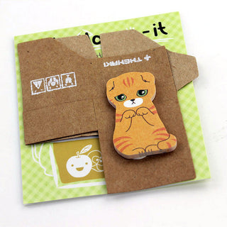 Cat Sticky Notes, kitty post its, cat memo pad, cute cats stationery