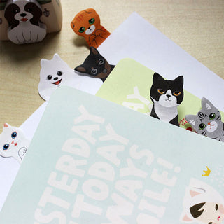 Cat Sticky Notes, kitty post its, cat memo pad, cute cats stationery