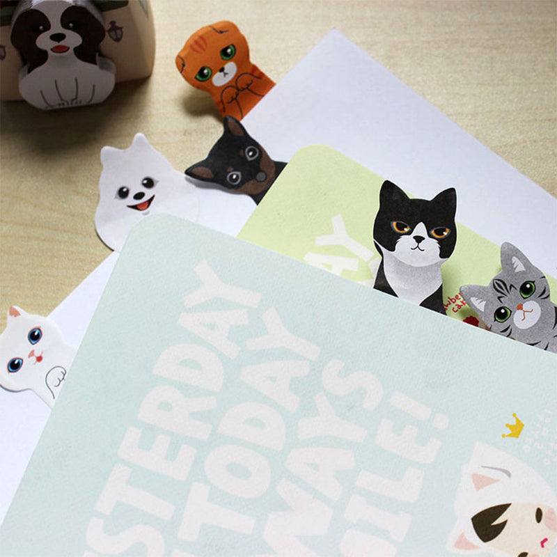 Cat Sticky Notes, kitty post its, cat memo pad, cute cats stationery